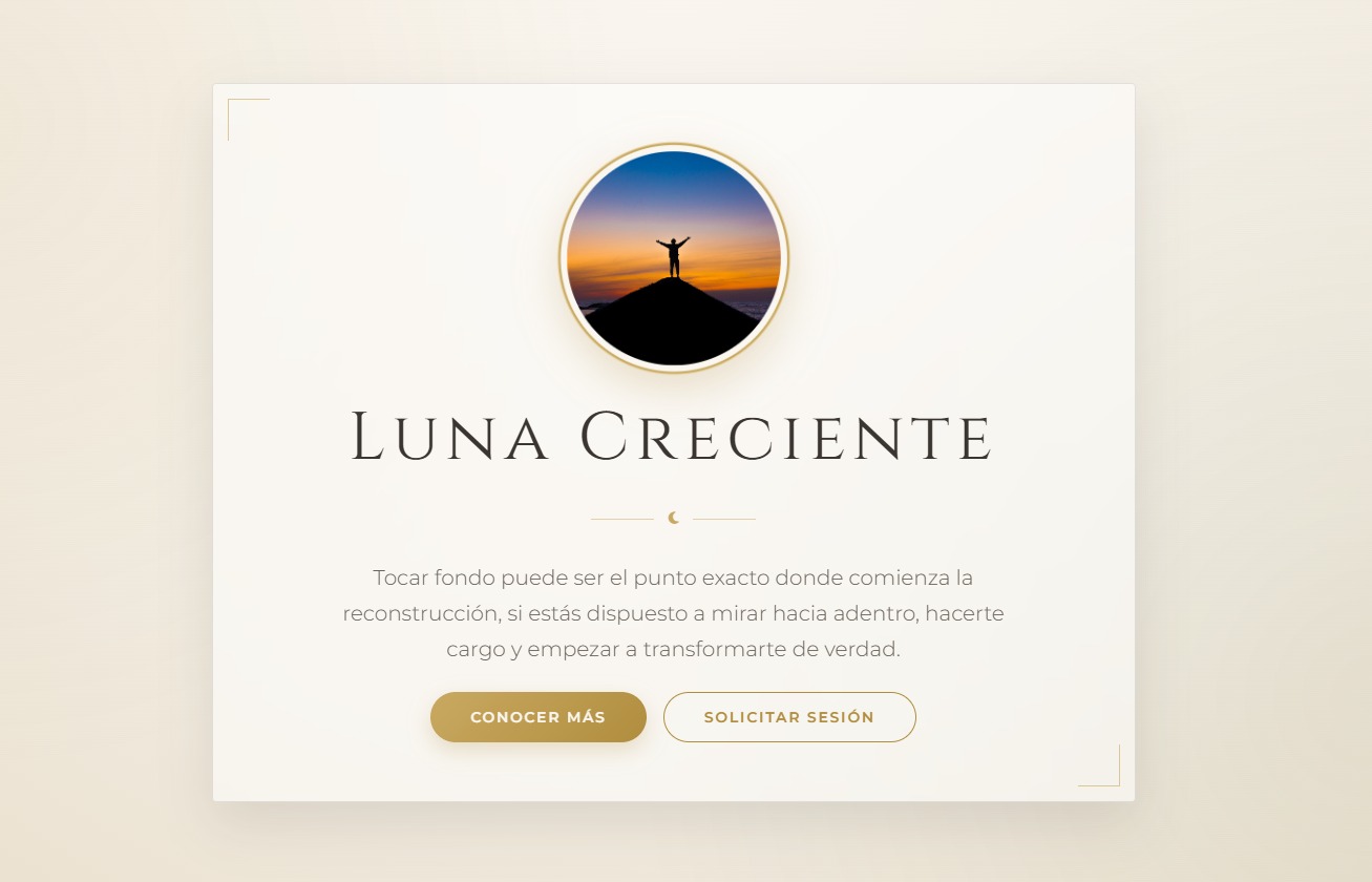 Sitio web Luna Creciente